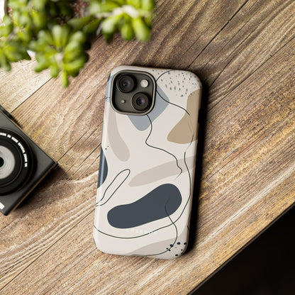 Grey Lines Simplicity - Protective Phone Case