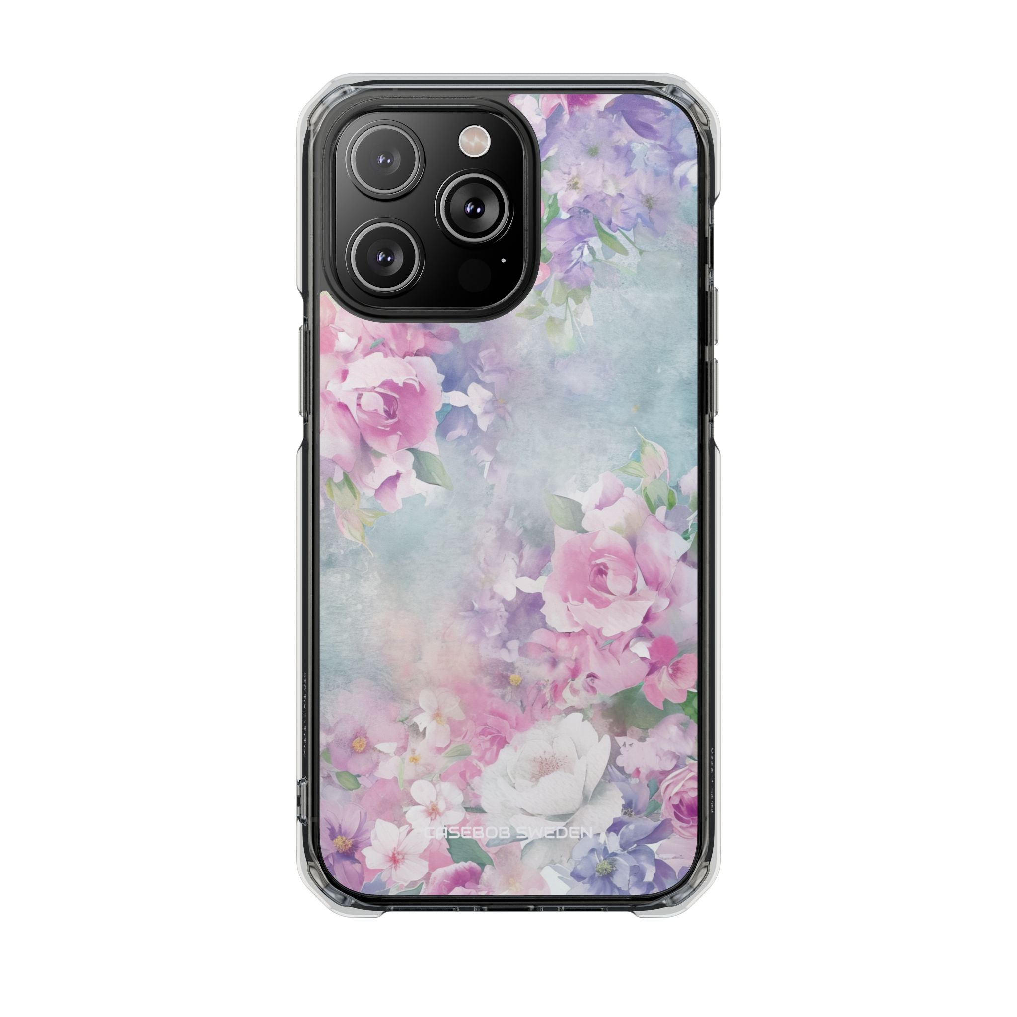 Dreamy Floral Watercolor - Clear Impact iPhone 14 Phone Case