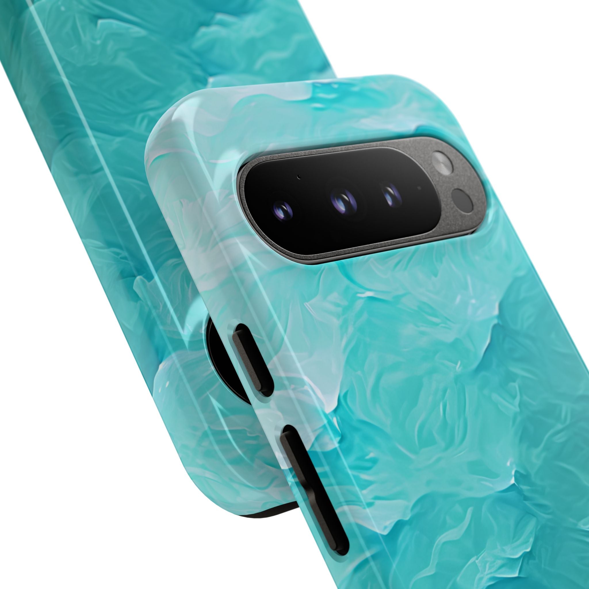 Turquoise Serenity Gradient Google Pixel 9 - Tough Phone Case