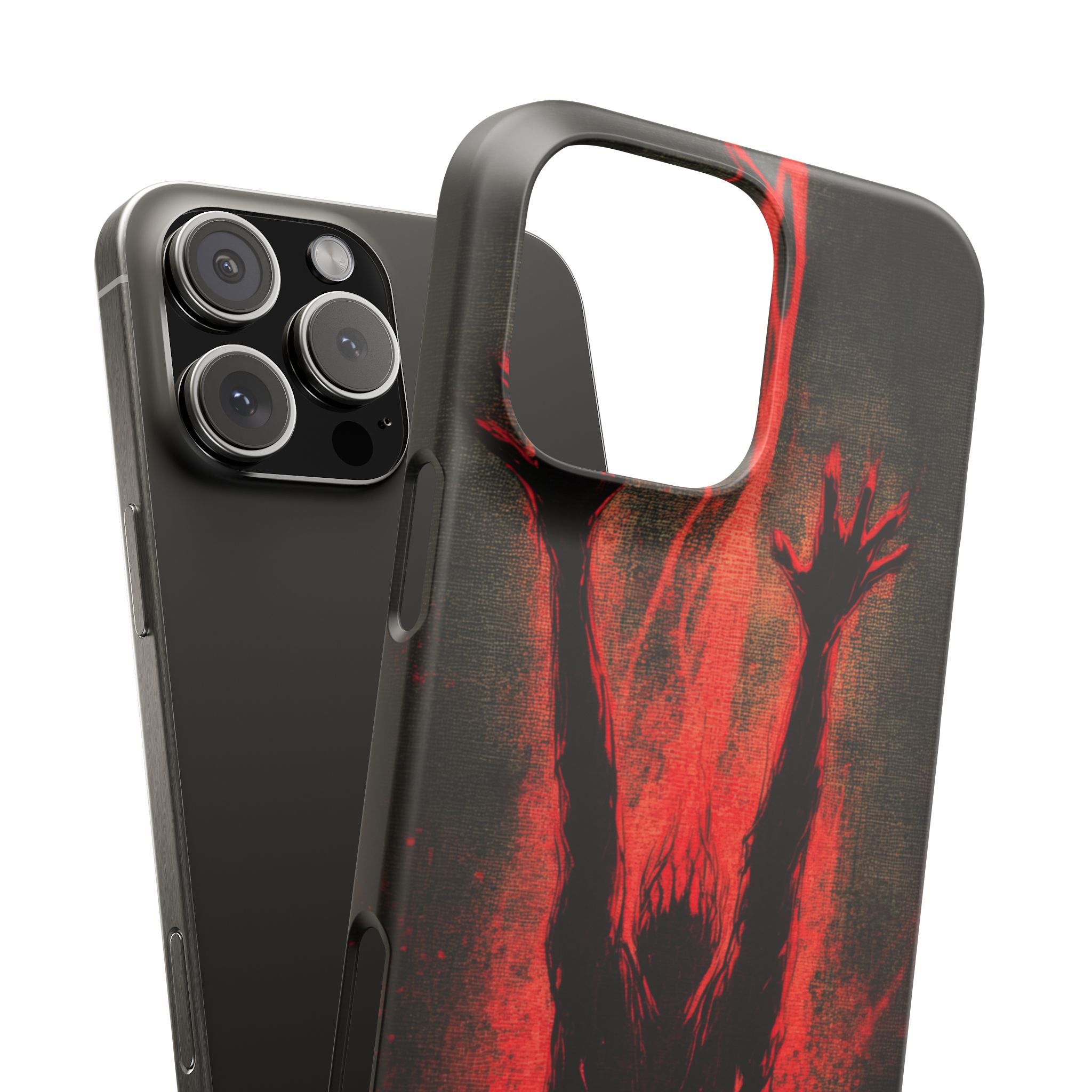 Gothic Crimson Ascension iPhone 16 - Slim Phone Case