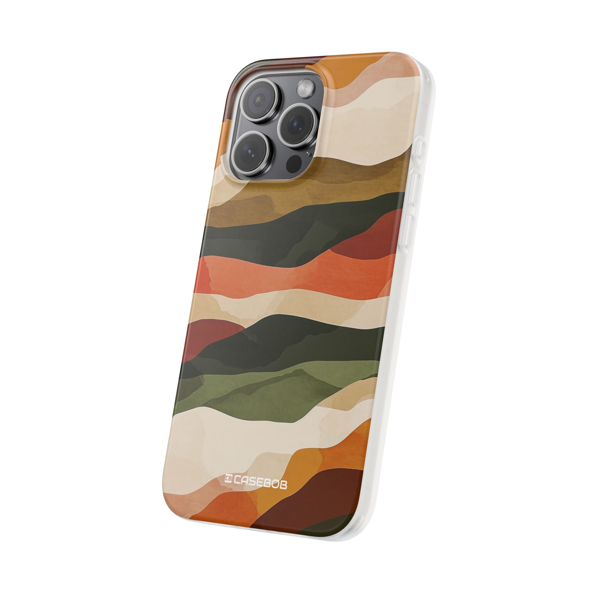 Earth Tone Pattern | Phone Case for iPhone (Flexible Case)