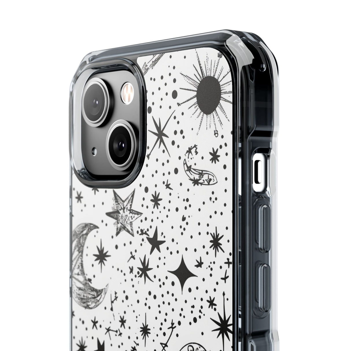 Retro Space Odyssey - Phone Case for iPhone (Clear Impact - Magnetic)