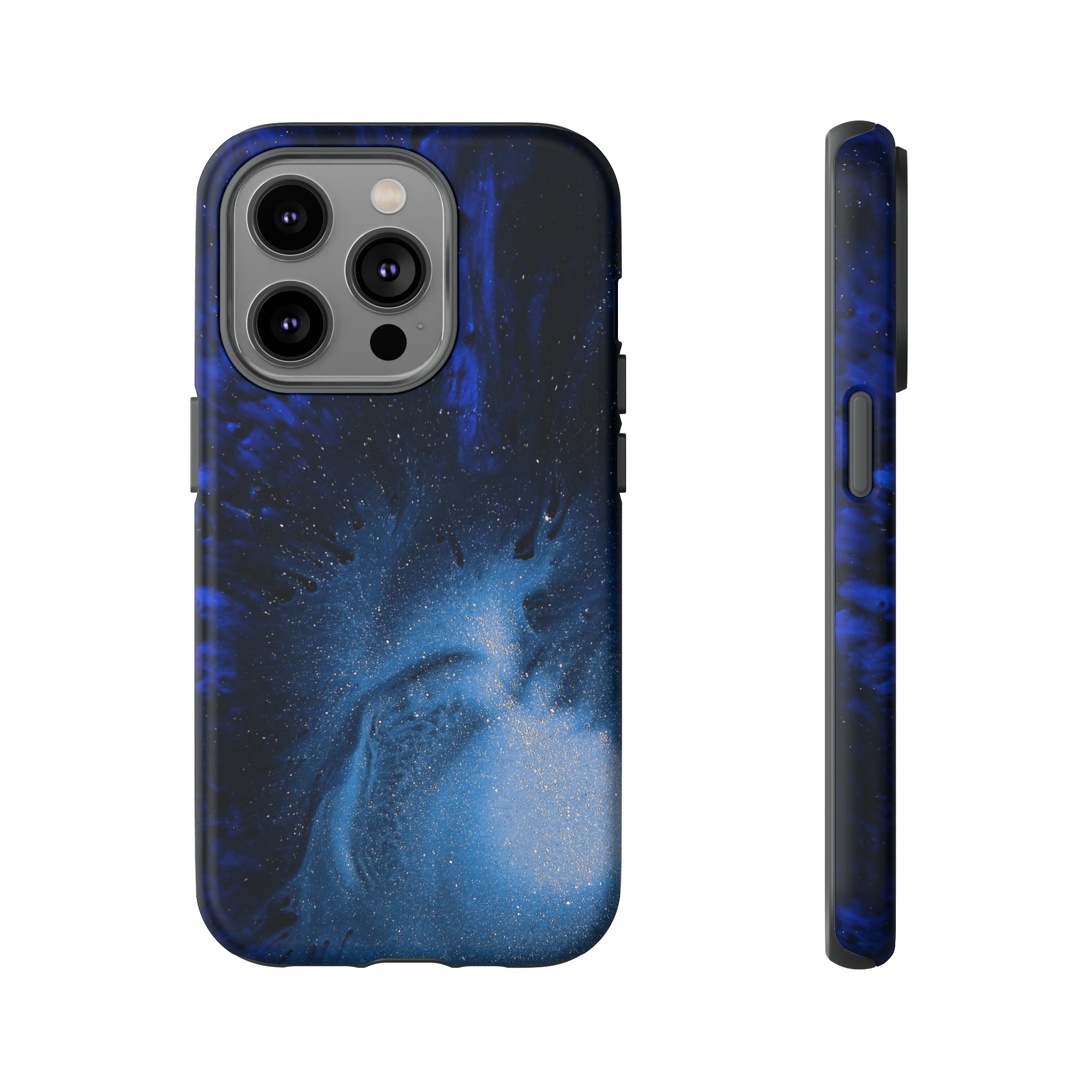 Winter Blue Ink Art - Protective Phone Case