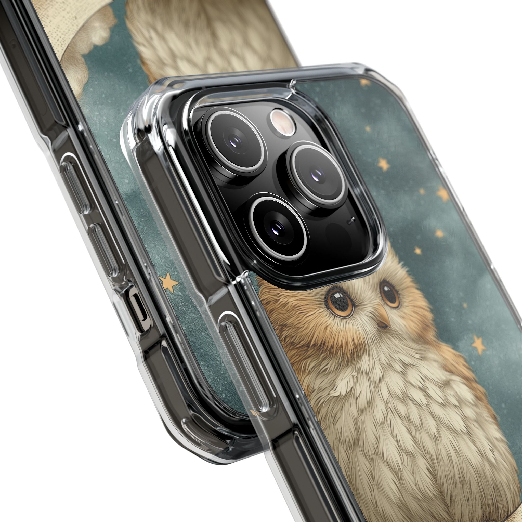 Owls Nestle Moon iPhone Case - Impact