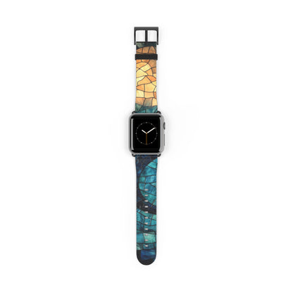 Blue Whale Mosaic - Watch Band