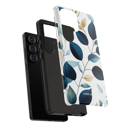 Navy Leaf Veins Samsung S25 Ultra Case - Tough
