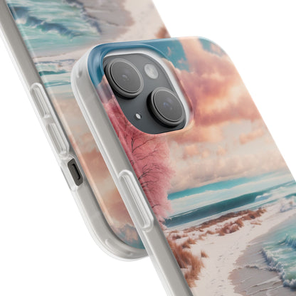 Pink Tree Breeze iPhone 15 Case - Soft