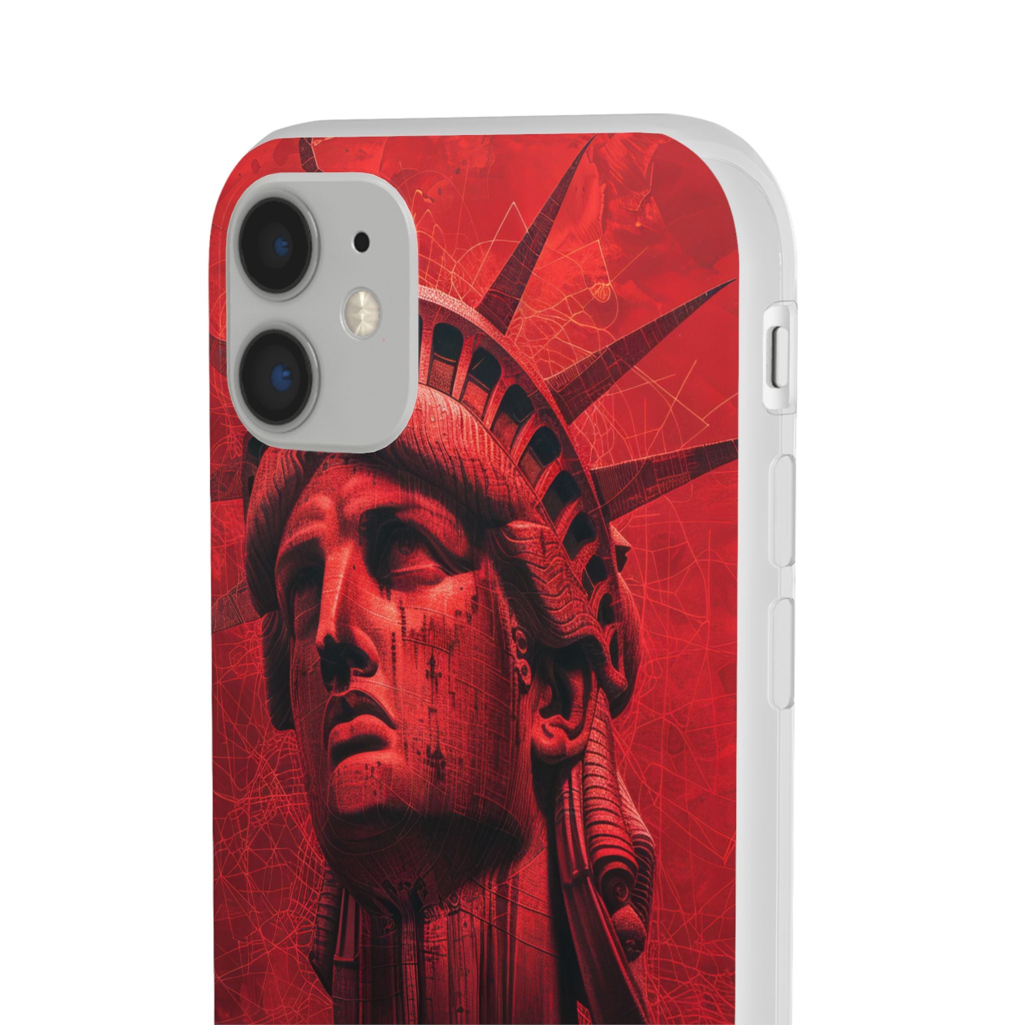 Red Liberty Revolution | Flexible Phone Case for iPhone