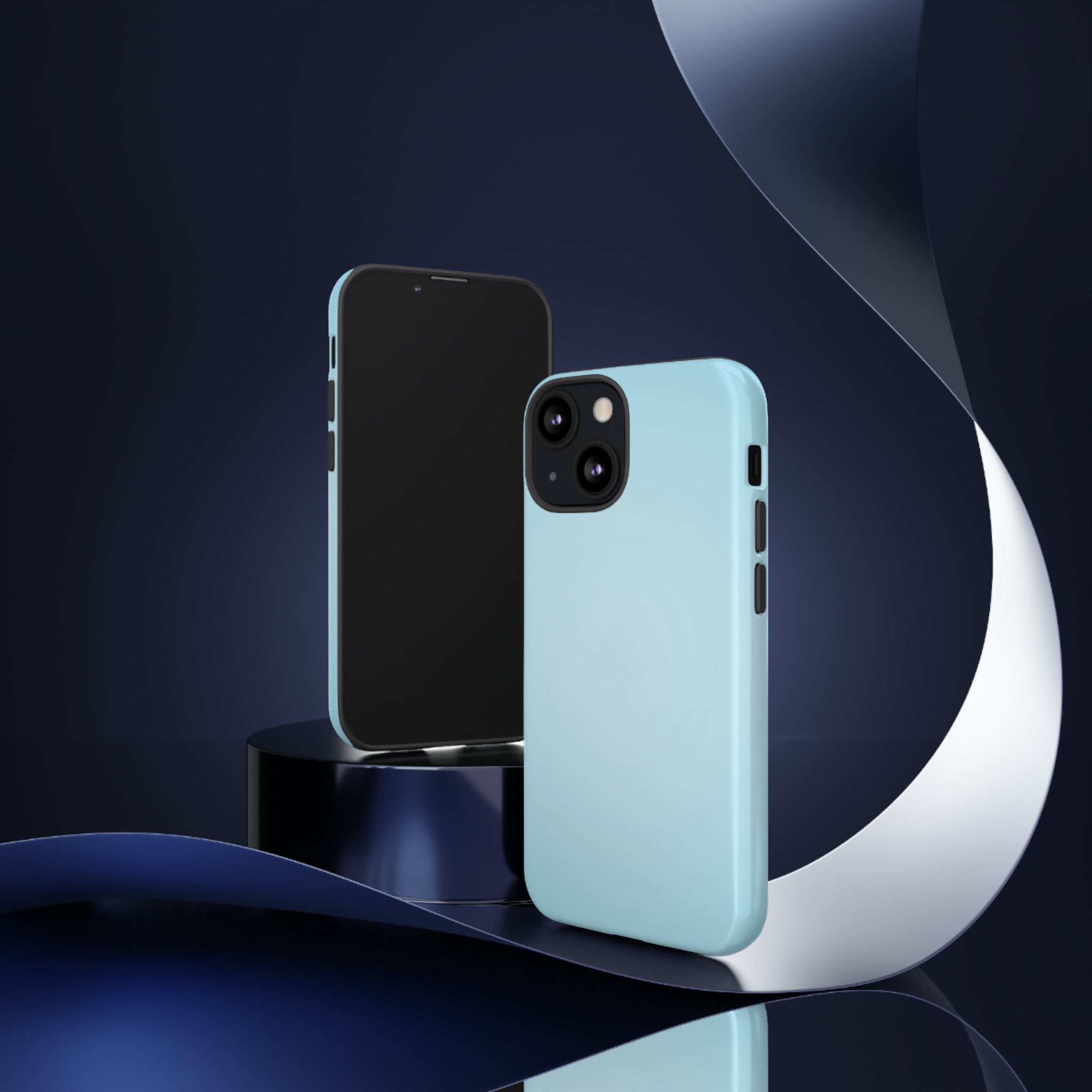 Gradient Light Blue - Protective Phone Case