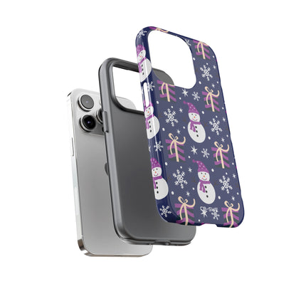 Snowmen Gift Giving - iPhone Case