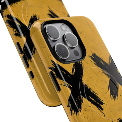 Jagged Smile Yellow iPhone 15 Pro Max Case - Tough+