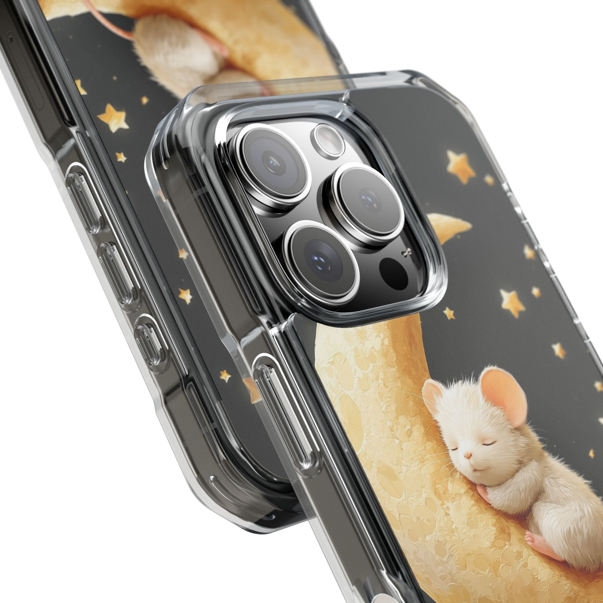 Moon Cradles Mouse iPhone Case - Impact