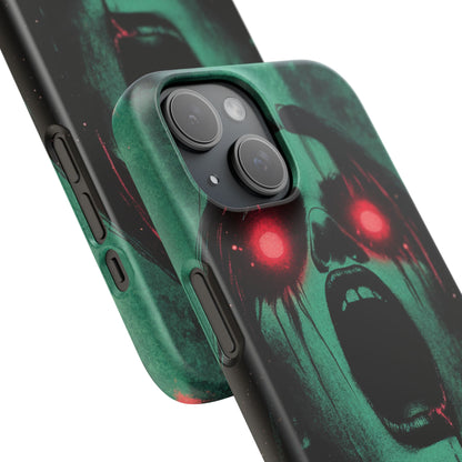 Haunting Glow of Gothic Eyes iPhone 15 - Slim Phone Case