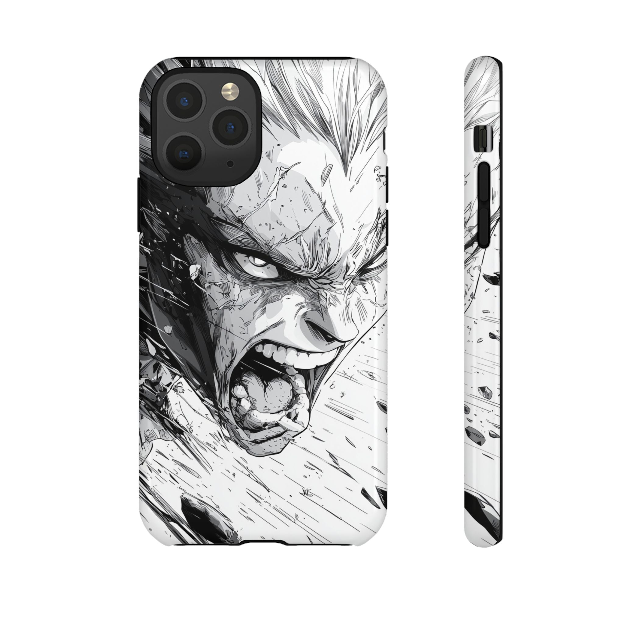 Fierce Emotion Erupts - iPhone Case