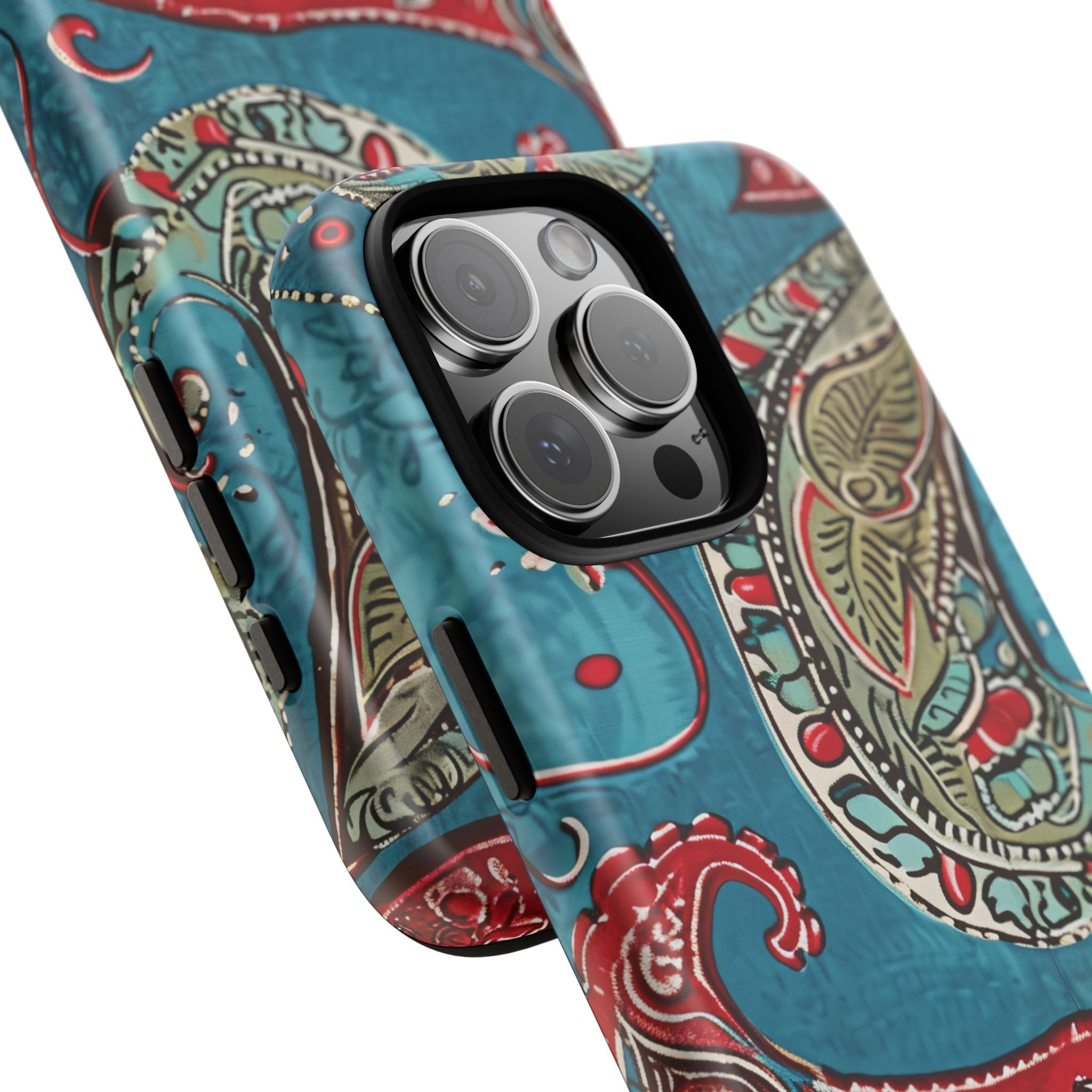 Vintage Paisley Elegance iPhone 16 - Tough Phone Case