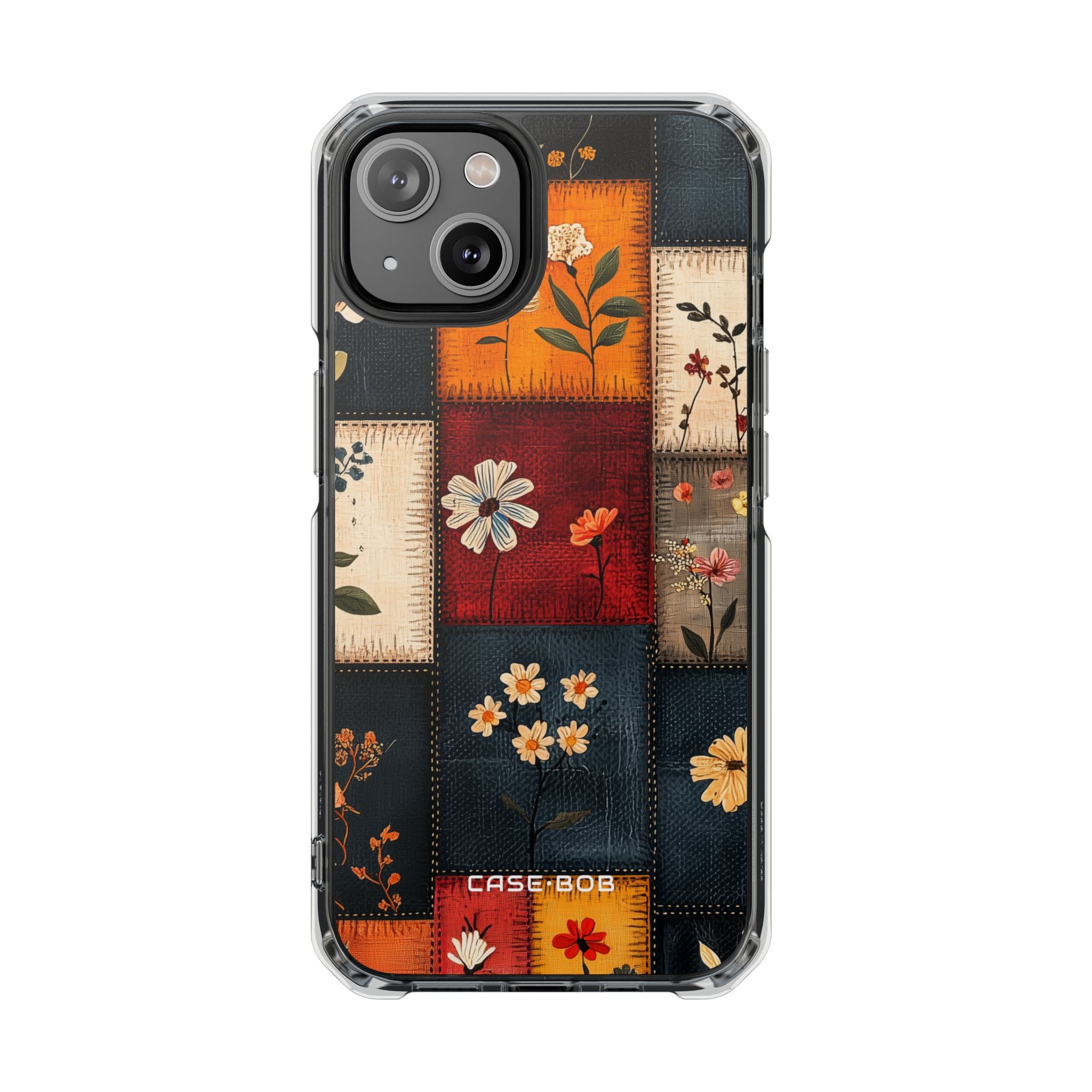 Patchwork Blooms iPhone 14 Case - Impact
