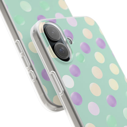 Pastel Polka Dots - Flexi iPhone 16 Phone Case