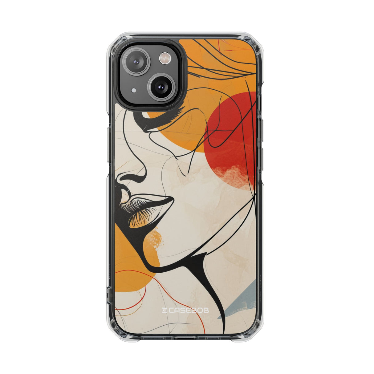 Contemplative Warmth - Phone Case for iPhone (Clear Impact - Magnetic)