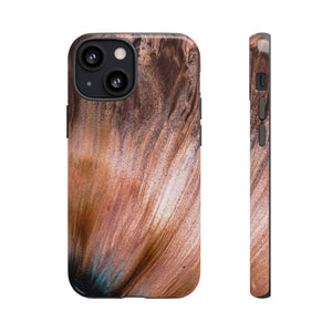 Light Brown Ink Art iPhone Case (Protective) iPhone 13 Mini Glossy Phone Case