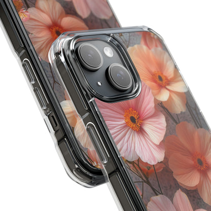 Serene Botanical Blooms - Clear Impact iPhone 15 Phone Case