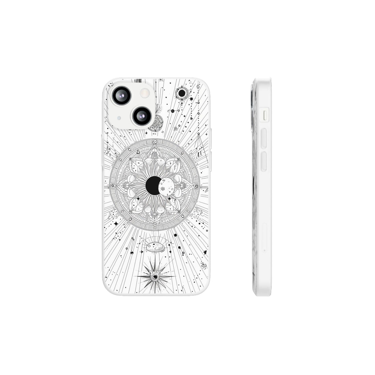 Celestial Mandala Mystique | Flexible Phone Case for iPhone