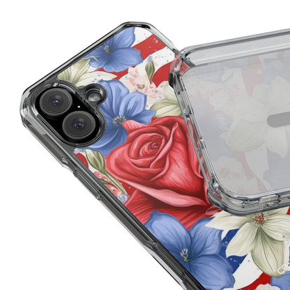 Roses Embrace Stripes iPhone Case - Impact