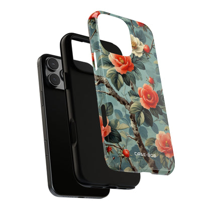 Coral Bloom iPhone 16 Pro Max Case - Tough