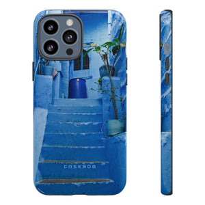 Blue City Morocco - Protective Phone Case