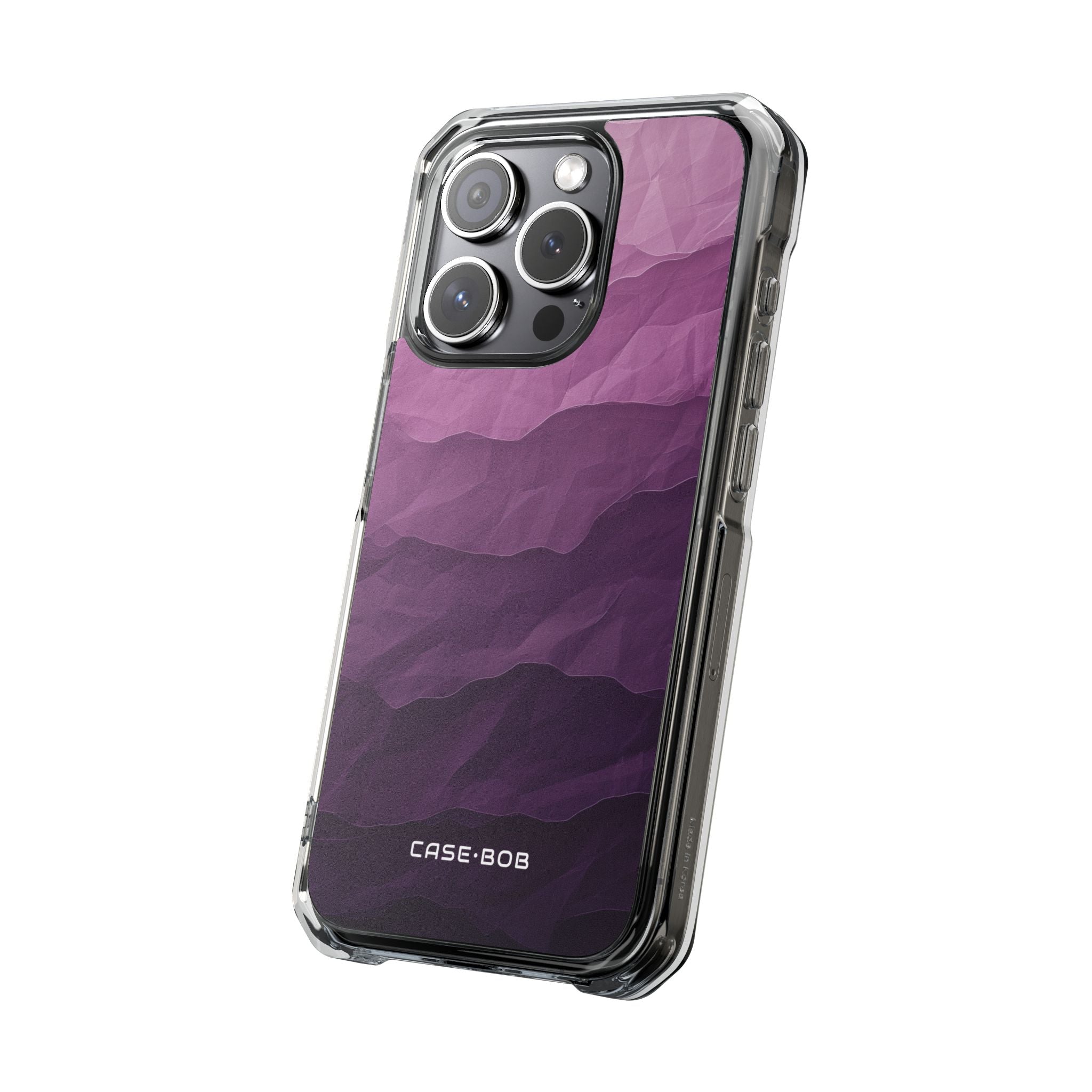 Purple Wave Layers iPhone 15 Pro Case - Impact