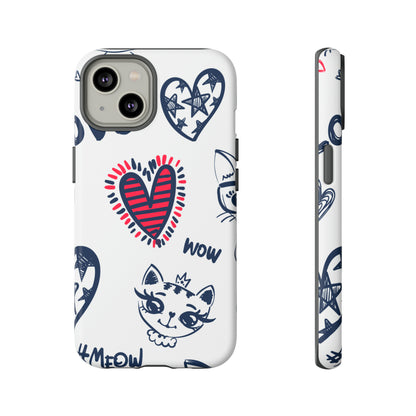 Cute Cat Wallpaper - Protective Phone Case