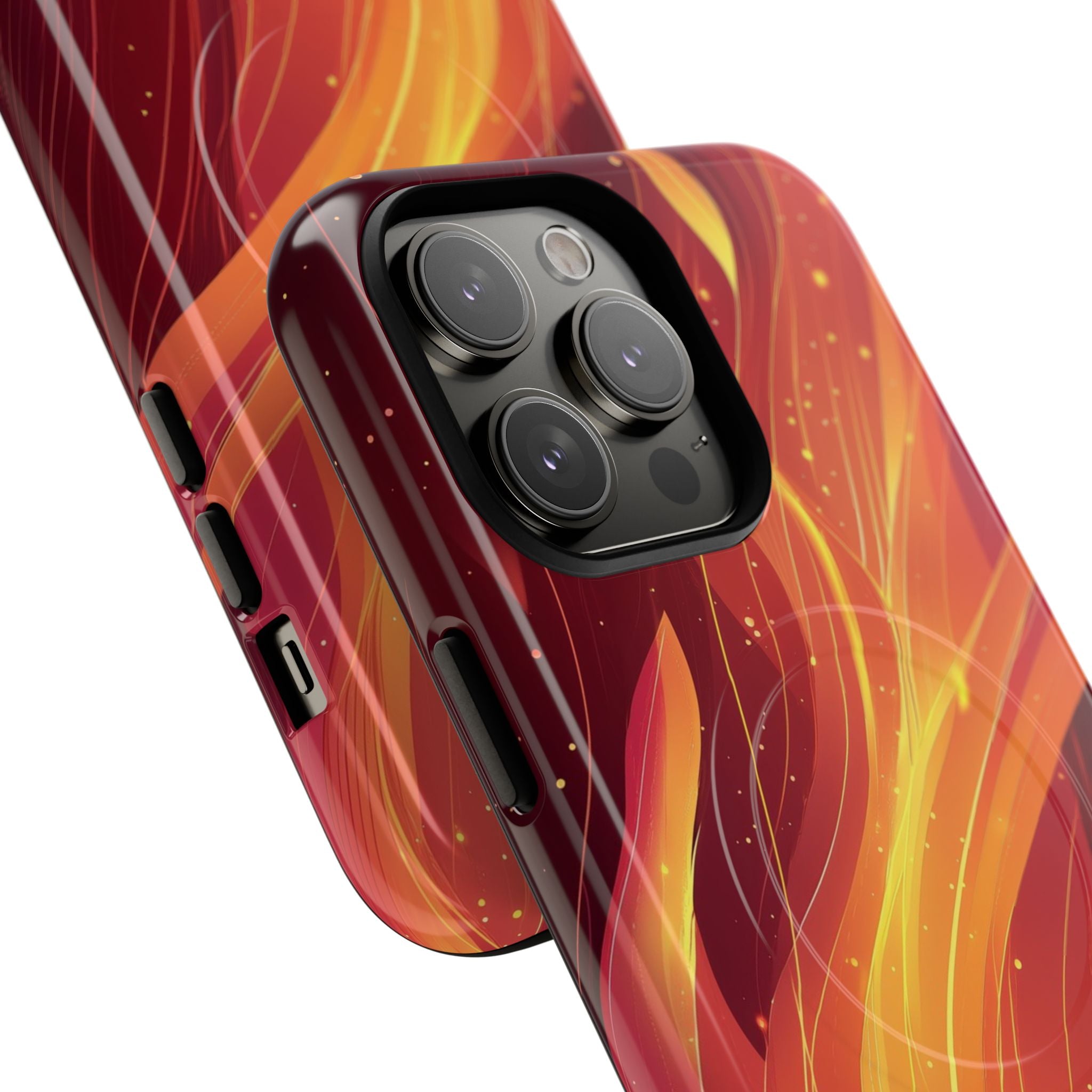 Flaming Flow iPhone 14 Pro Max Case - Tough+