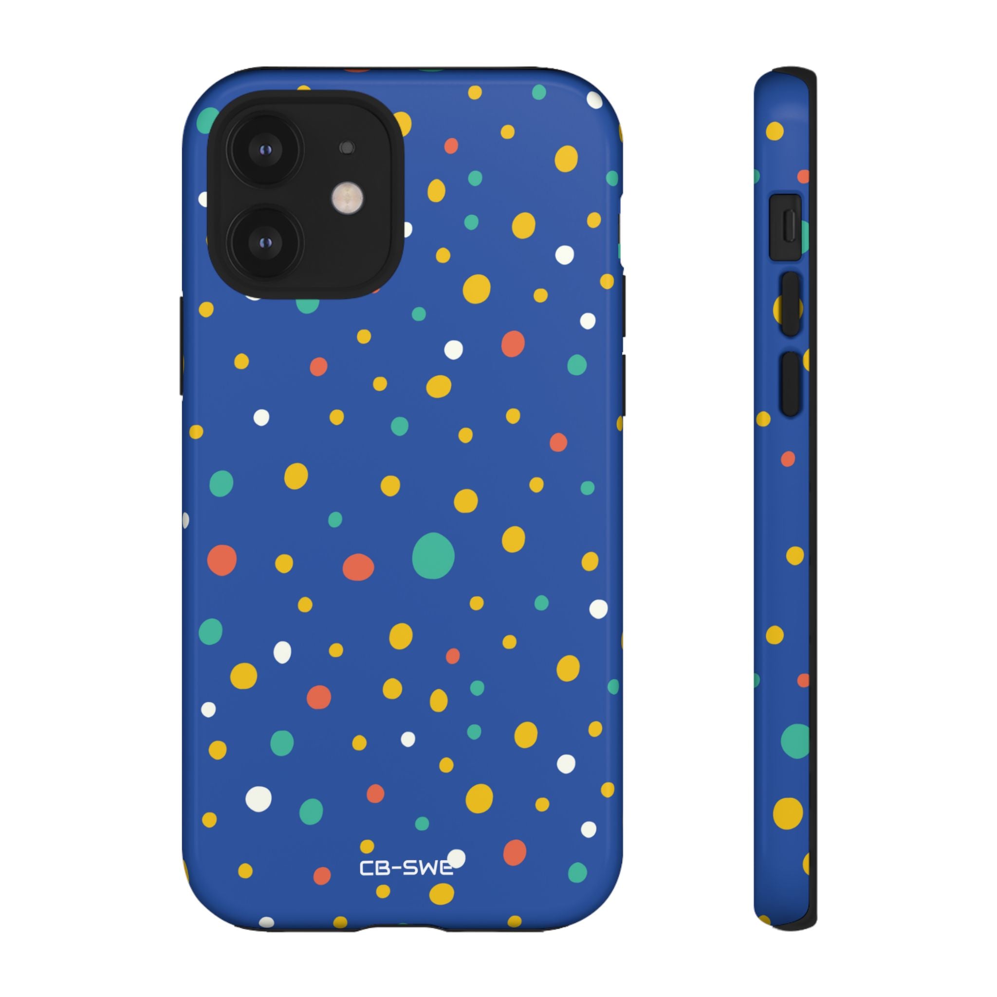 Colorful Dots Dance - iPhone Case
