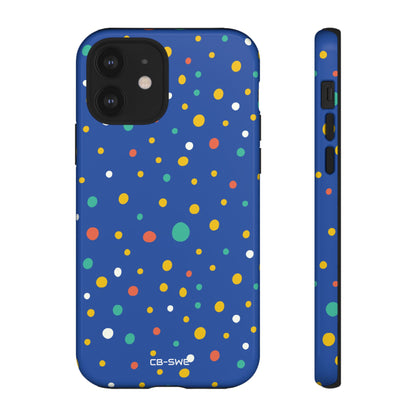 Colorful Dots Dance - iPhone Case