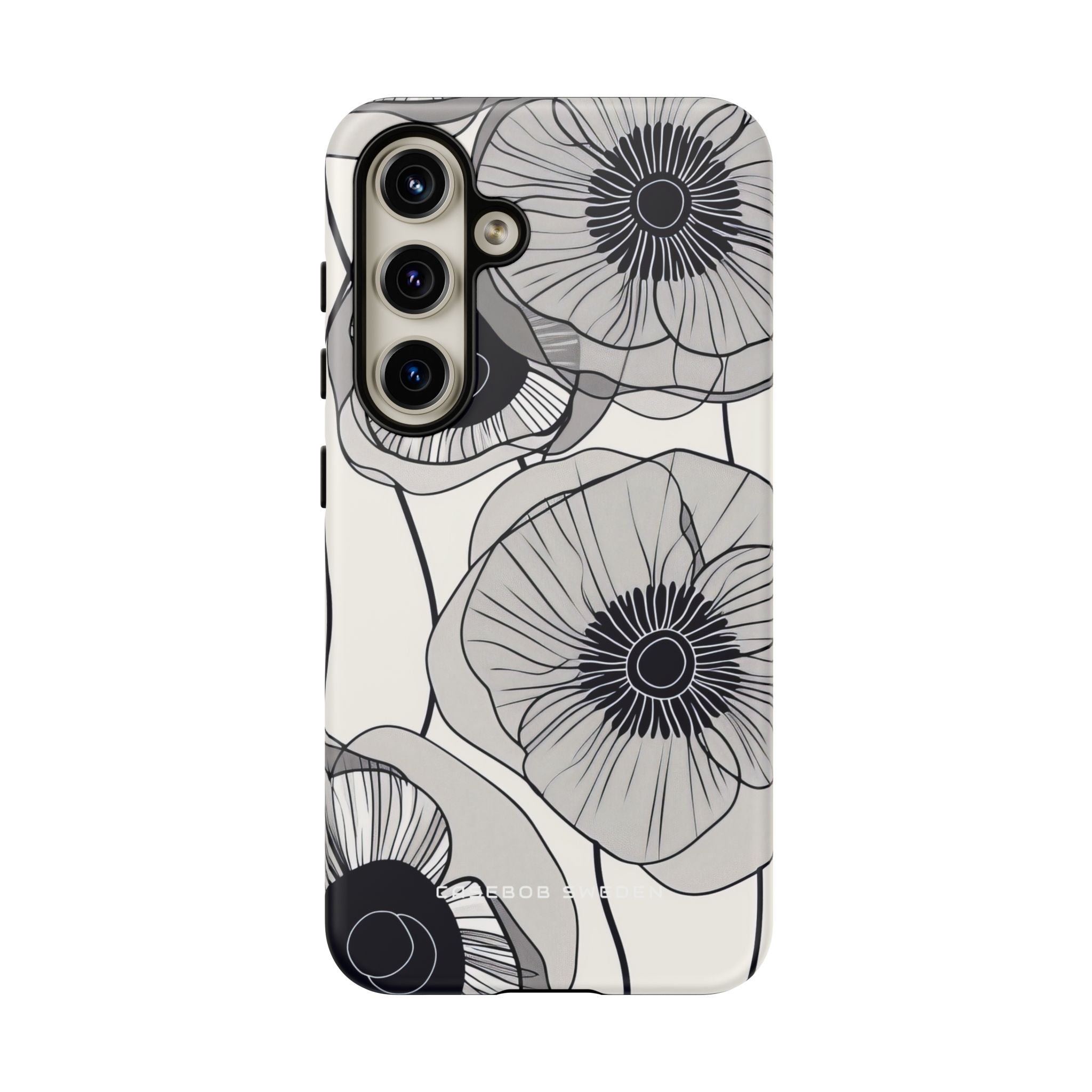 Moderne minimalistische Blumen Samsung S24 - Robuste Handyhülle