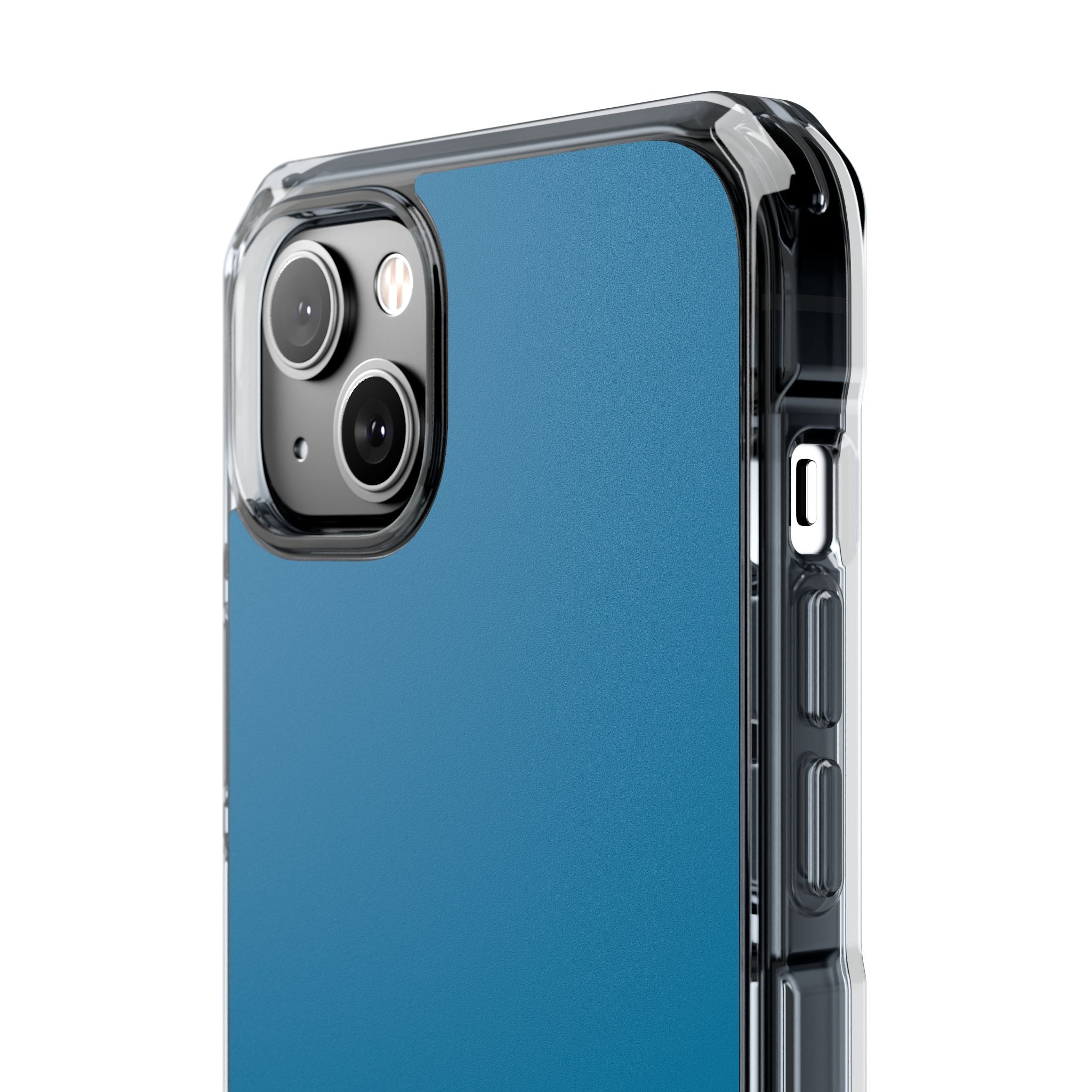 Cerulean Blue - Clear Impact Case for iPhone