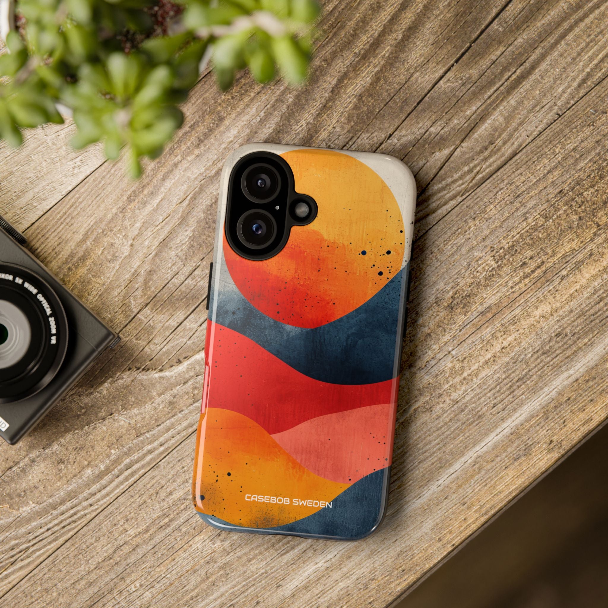 Sunburst Waves - Tough iPhone 16 Phone Case