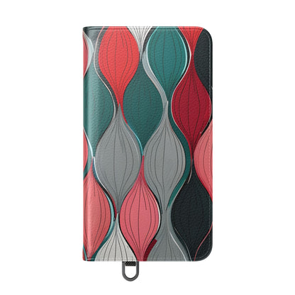 Leaf Spiral Pink - Samsung S24 Case - Wallet