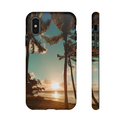 Sundown Palmtrees - Protective Phone Case