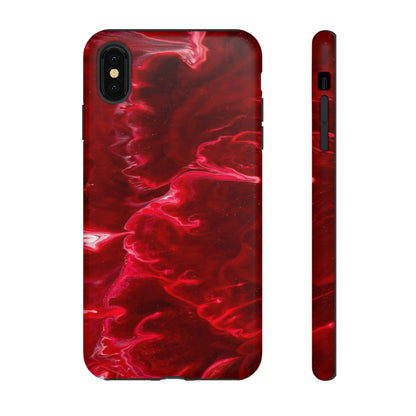 Red Velvet Ink Art iPhone Case (Protective) iPhone XS MAX Matte Phone Case