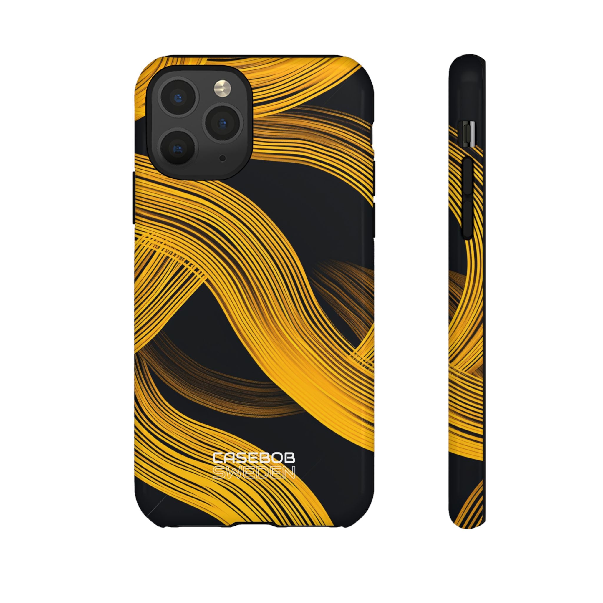 Yellow Flow Lines iPhone 11 - Tough