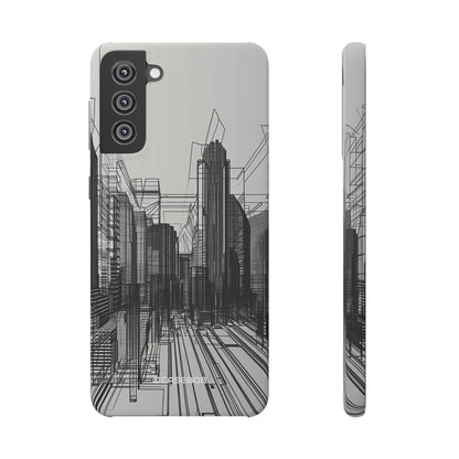 Urban Wireframe | Slim Phone Case for Samsung