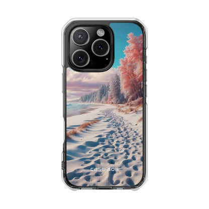 Snowy Footprints iPhone 16 Pro Case - Impact