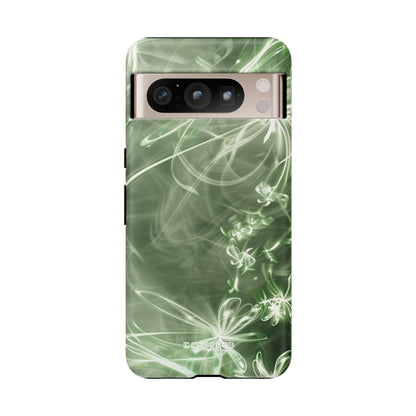 Ethereal Green Flow Art - for Google Pixel 8