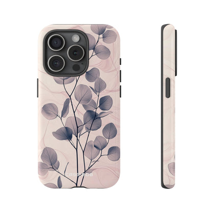 Veined Leaf Whisper iPhone 15 Pro Case - Tough