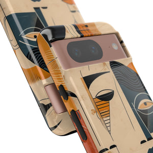 Cubist Introspection | Protective Phone Case for Google Pixel