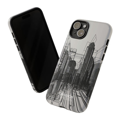 Urban Line Maze iPhone 15 - Resistente