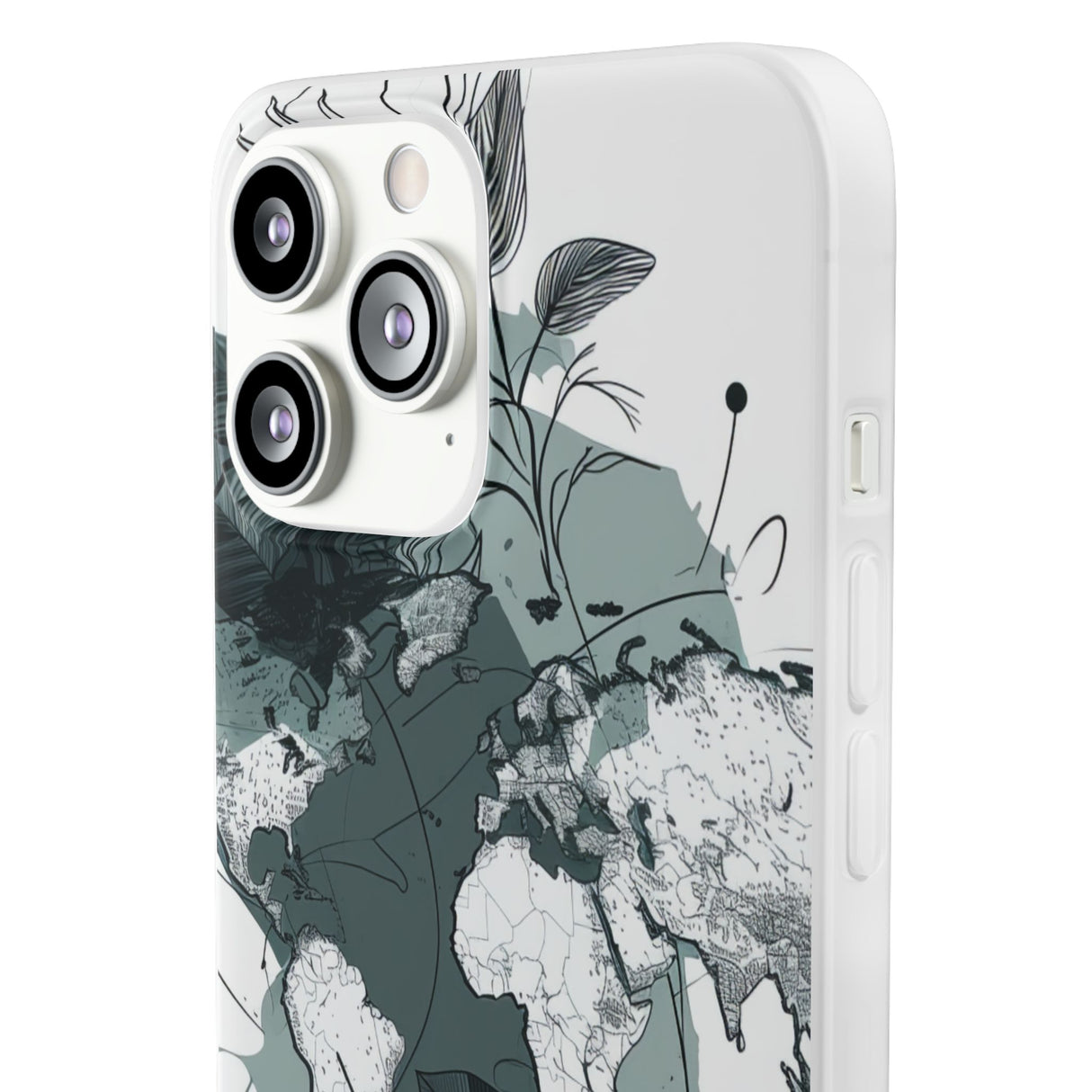 Botanical Cartography | Flexible Phone Case for iPhone