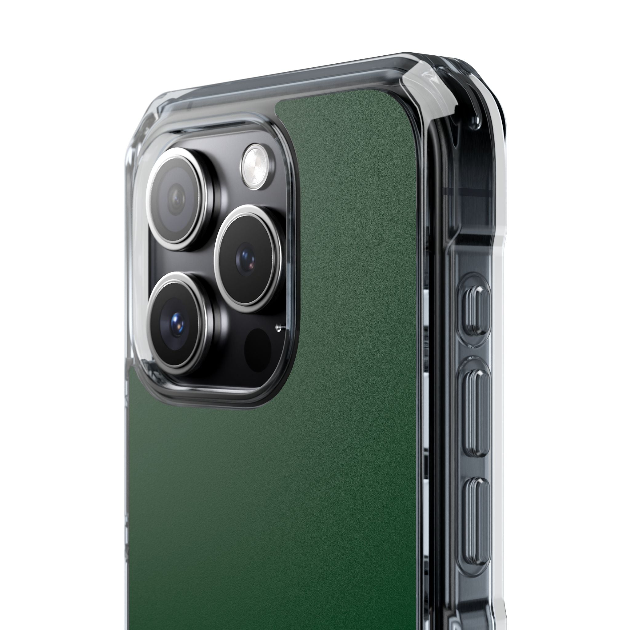 Forest Green - Clear Impact Case for iPhone