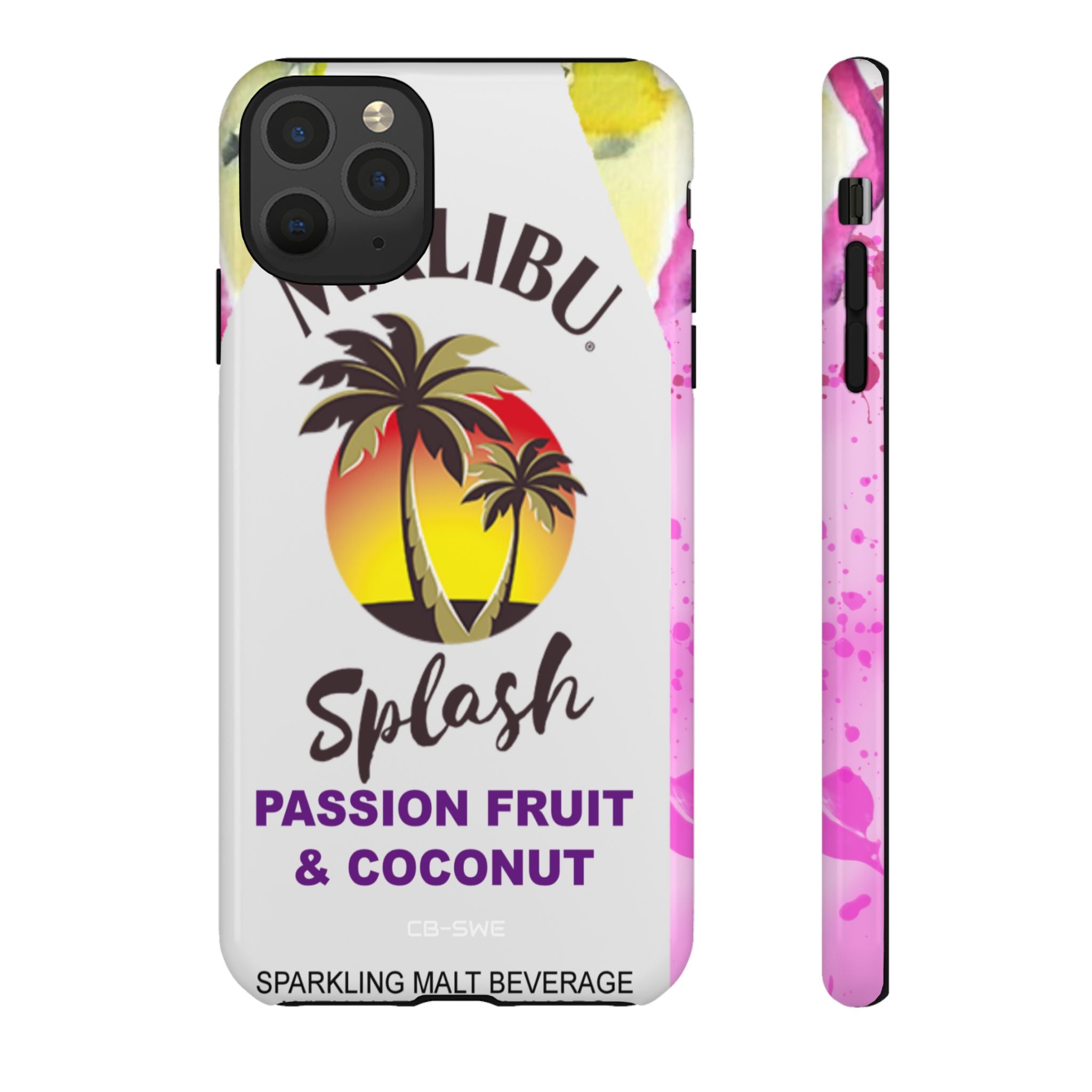 Tropical Sunset Splash - iPhone Case