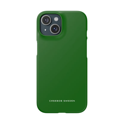 Dark Green iPhone 15 - Slim Phone Case